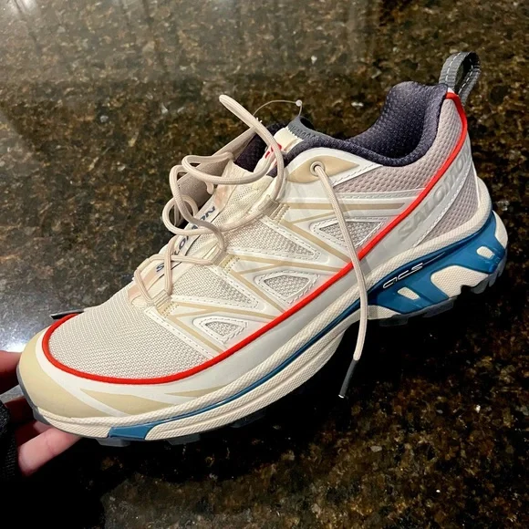 靴 Salomon XT-6 ALMOND MILK AEGEAN BLUE Buy Salomon XT-6 Expanse 'Almond Milk Aegean Blue